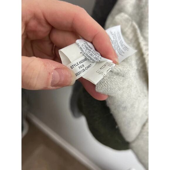 Madewell Colorblock Payton Pullover Sweater in Coziest Yarn Heather Foliage Sz M - Picture 6 of 6